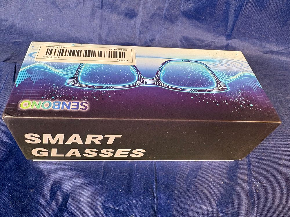 Lot 166: Boxed pair of Senbono Smart Glasses