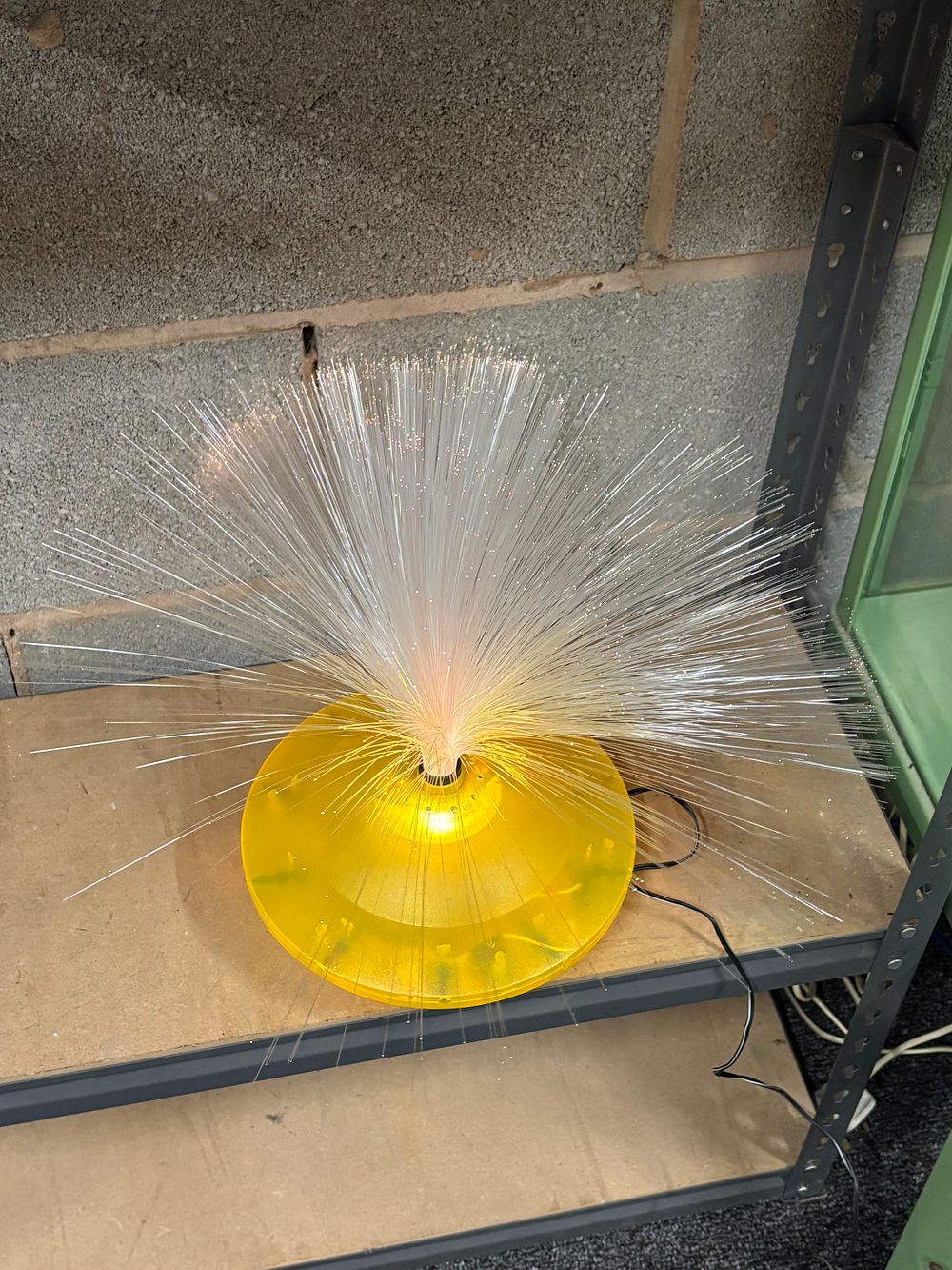 Lot 171: Boxed Yellow UFO Fibre Optic Lamp