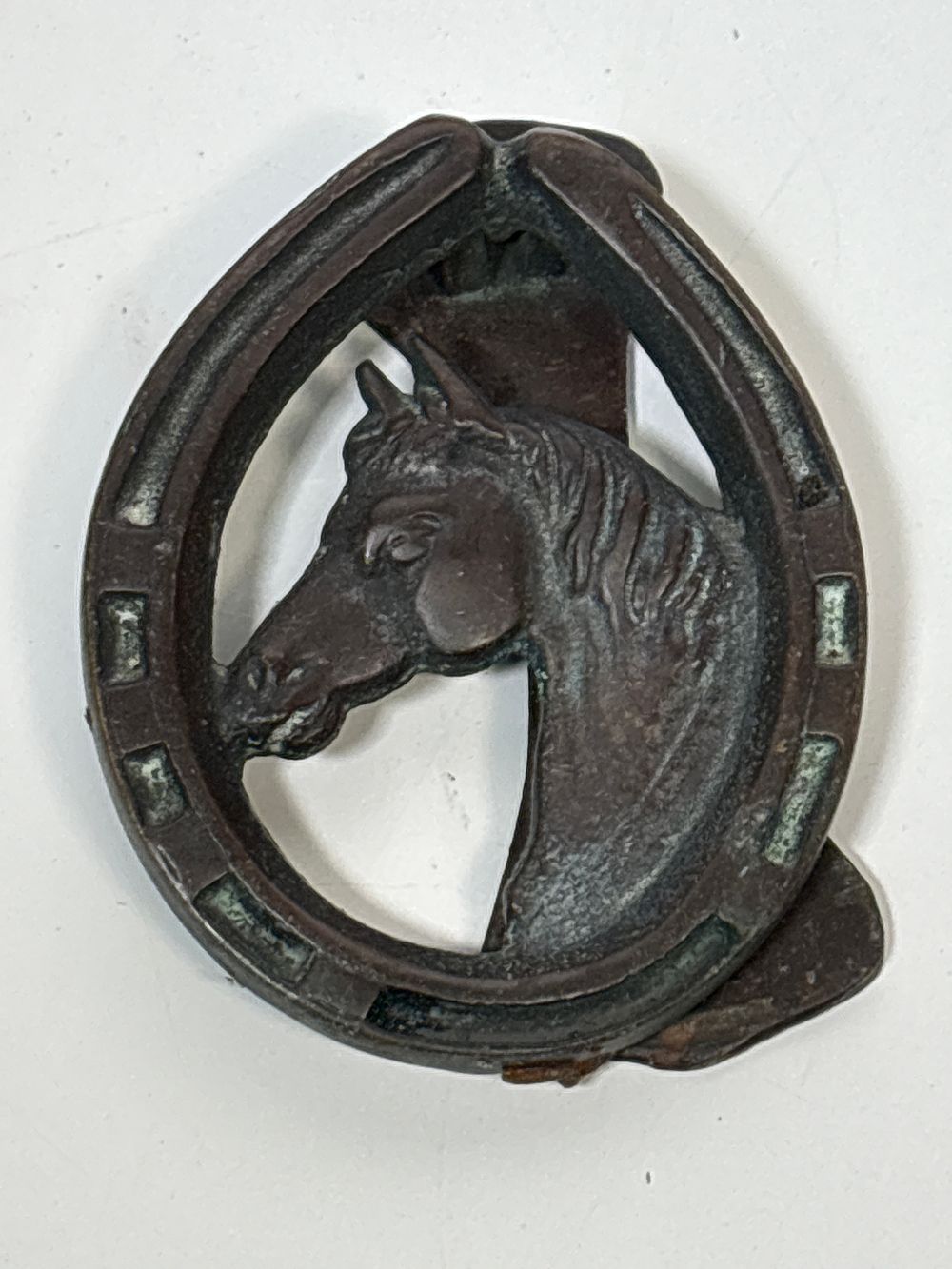 Lot 195: Vintage Brass Horse Door Knocker