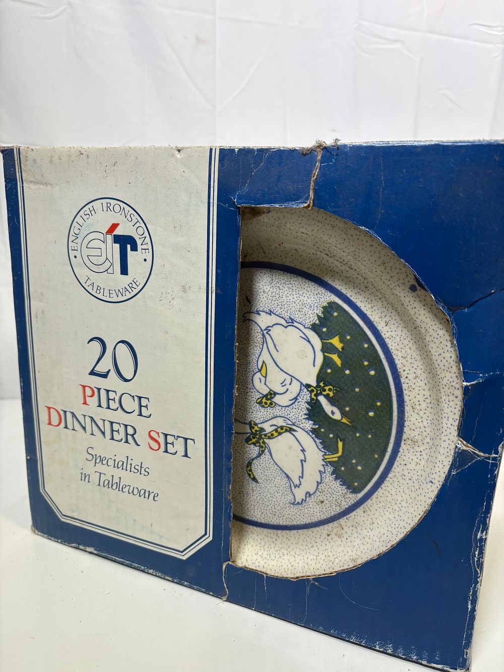 Lot 240: Boxed English Ironstone Dinner Set