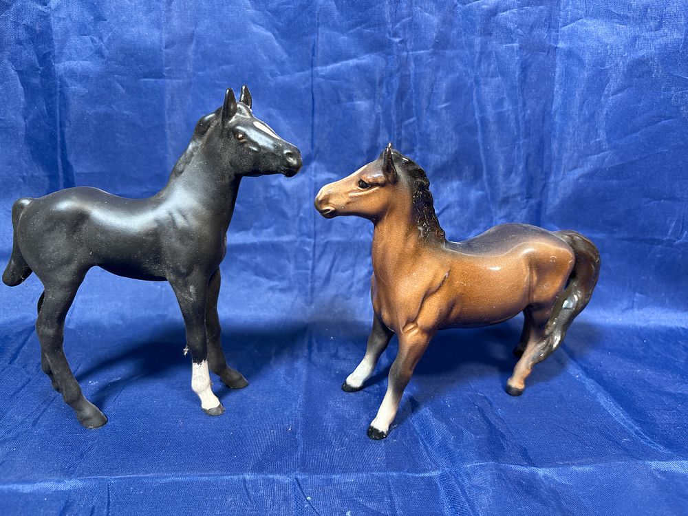 Lot 256: Two Beswick Horses