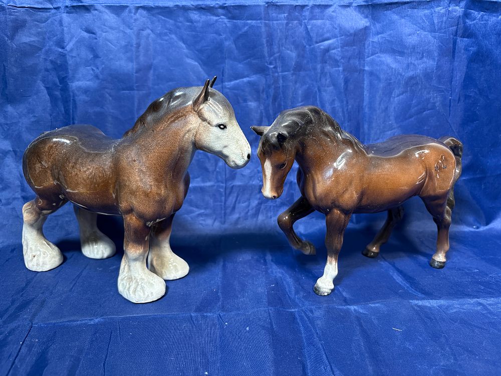 Lot 257: Beswick Horse and Another