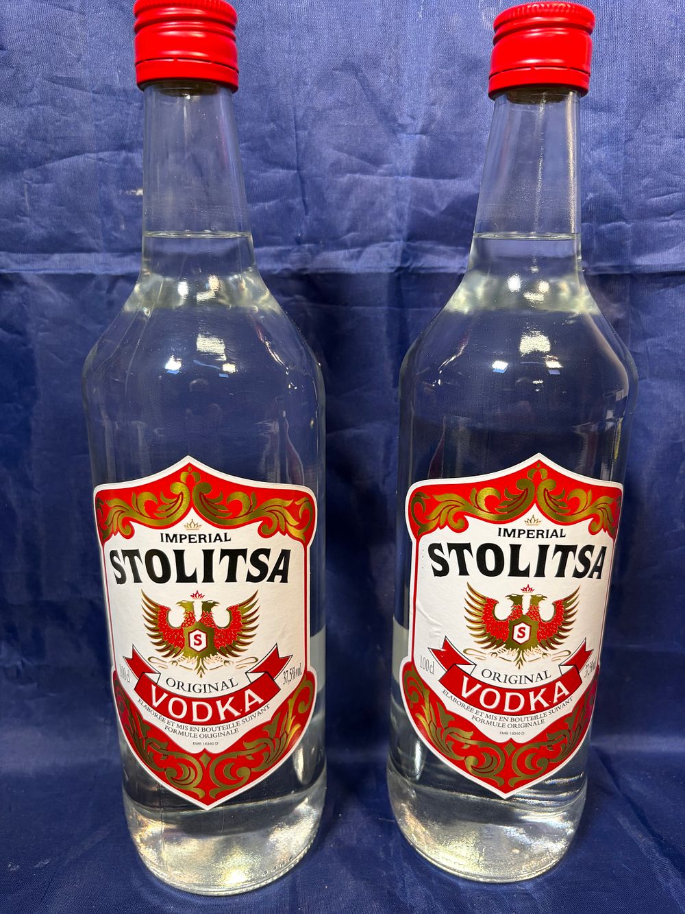 Lot 275: Two x 1 Litre Bottles of Stolitsa Vodka