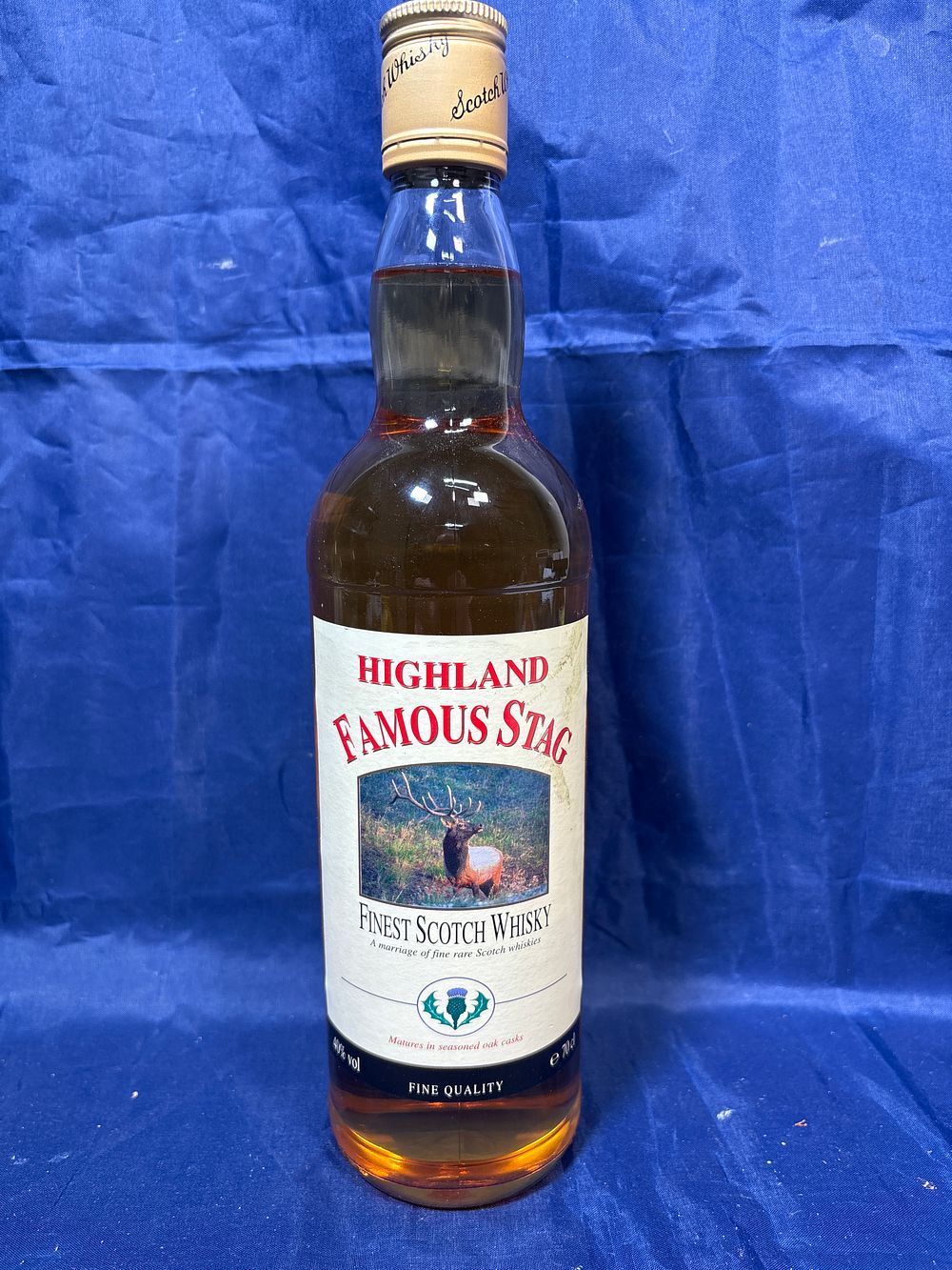 Lot 290: New 70cl Bottle of Famous Stag