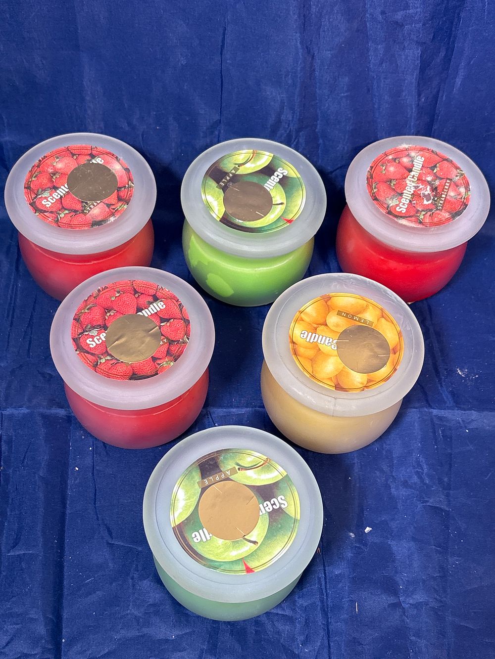 Lot 311: Six Scented Candles in resealable Jars