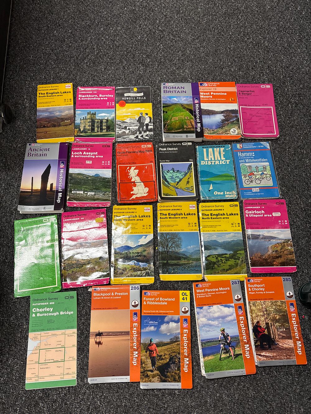 Lot 339: Selection of Ordnance Survey Maps