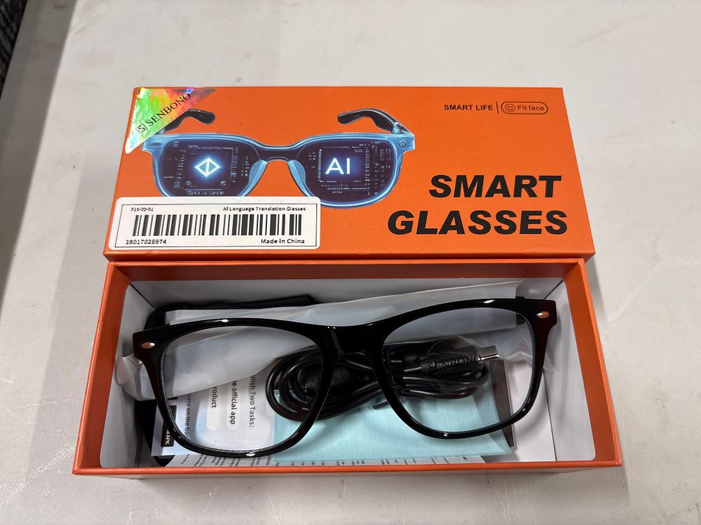 Lot 358: Boxed New Smart Glasses