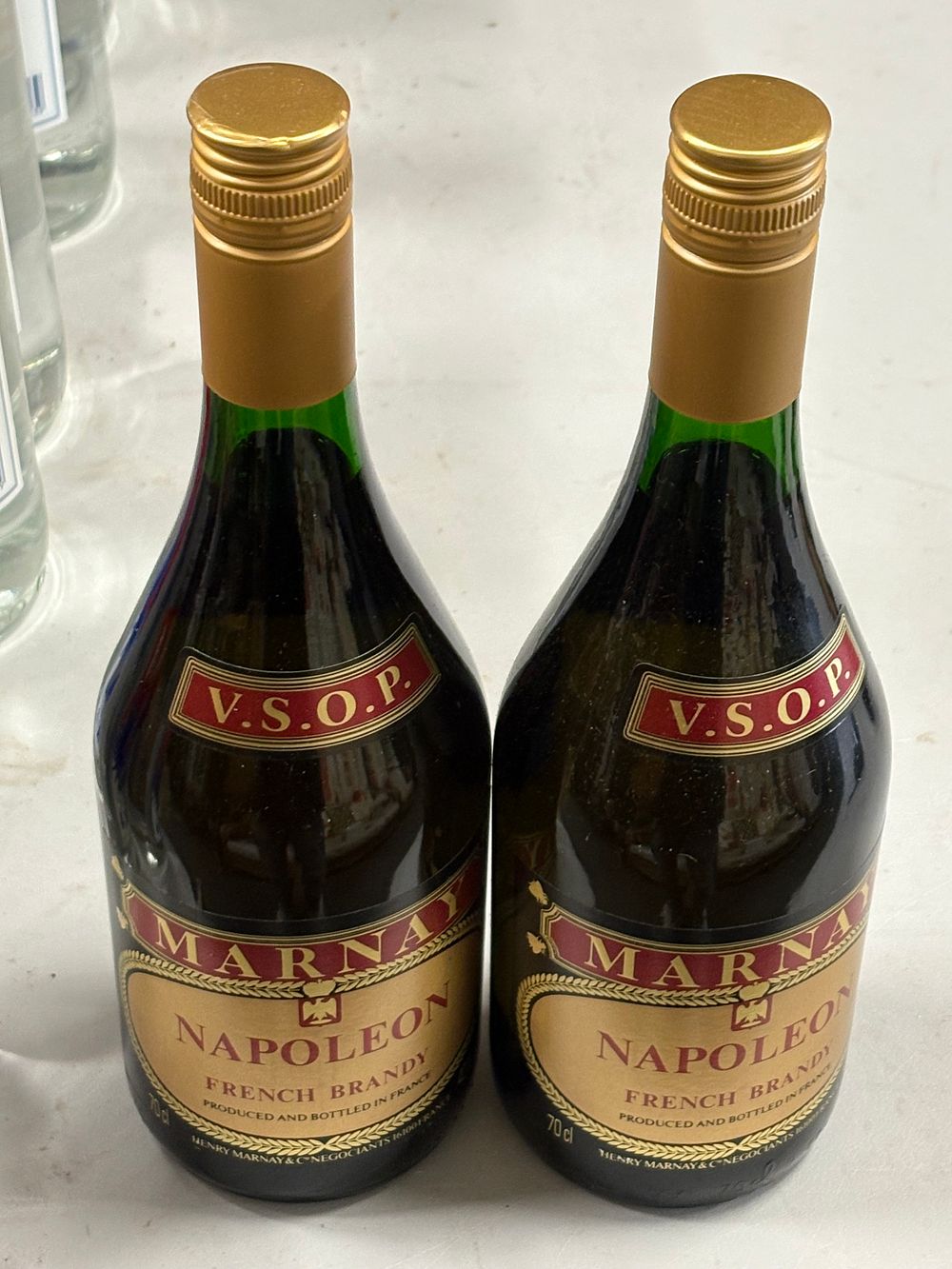 Lot 376: Two 70cl Bottles of Marbay Napoleon Brandy