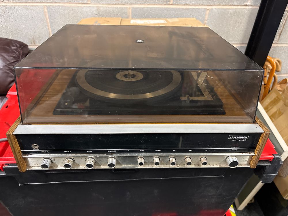 Lot 386: Ferguson Unit Audio Radio Record Player