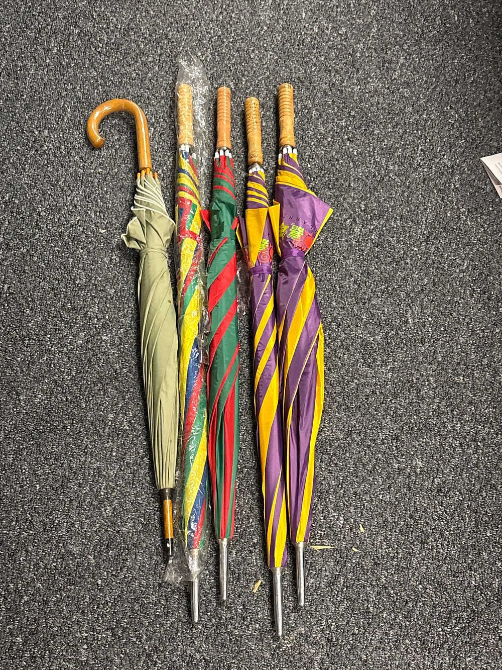 Lot 400: Five Large Unbrellas