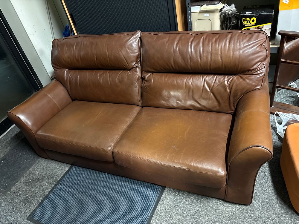 Lot 422: G-Plan Settee and Armchair