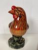 Vintage Hand Painted Ceramic Rooster. Just under 8” tallImage - 2