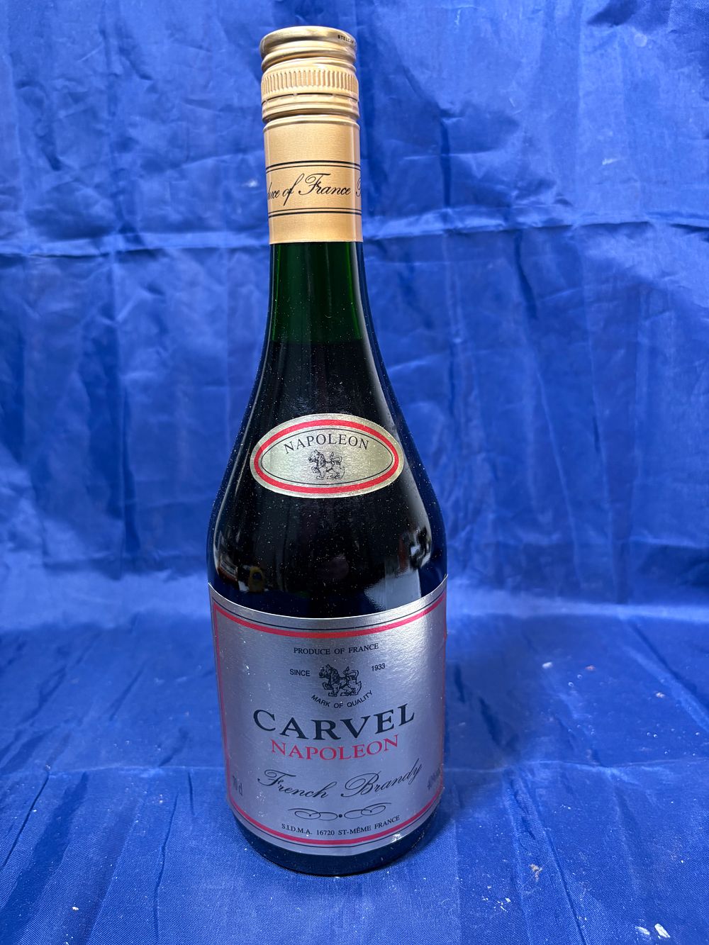 One Bottle Carvel Napoleon Brandy 70cl Bottles. Sealed