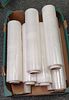 Box of pallet wrap / Shrink wrap. 11 rolls some partly used as picturedImage - 1