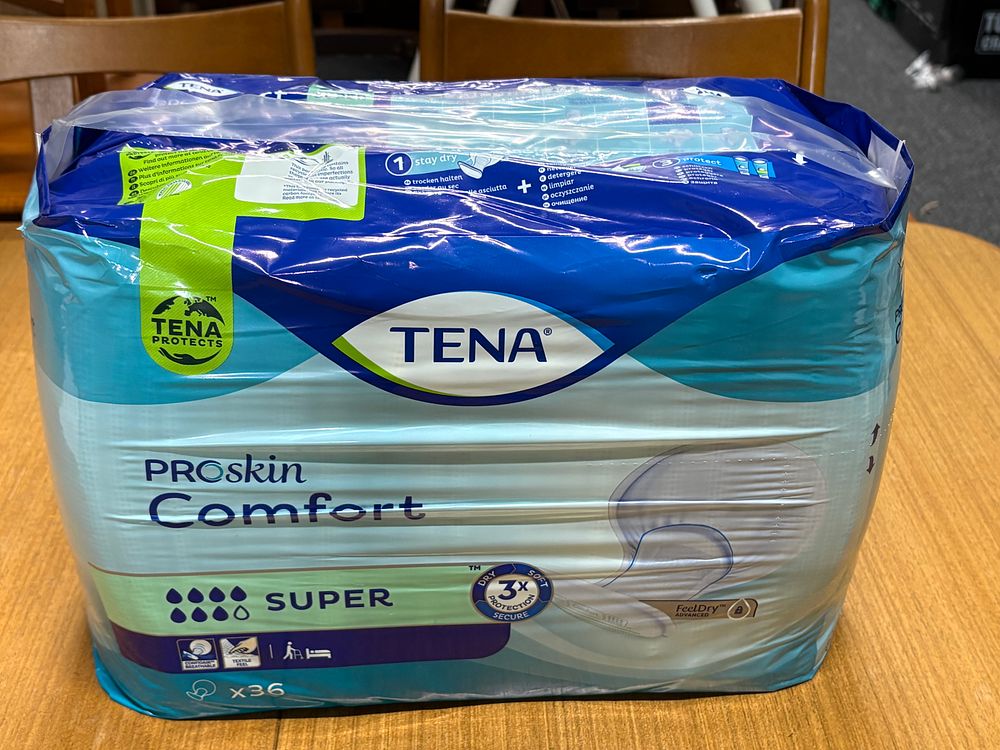 Lot 160: Three Packs of Tena Proskin Comfort Super