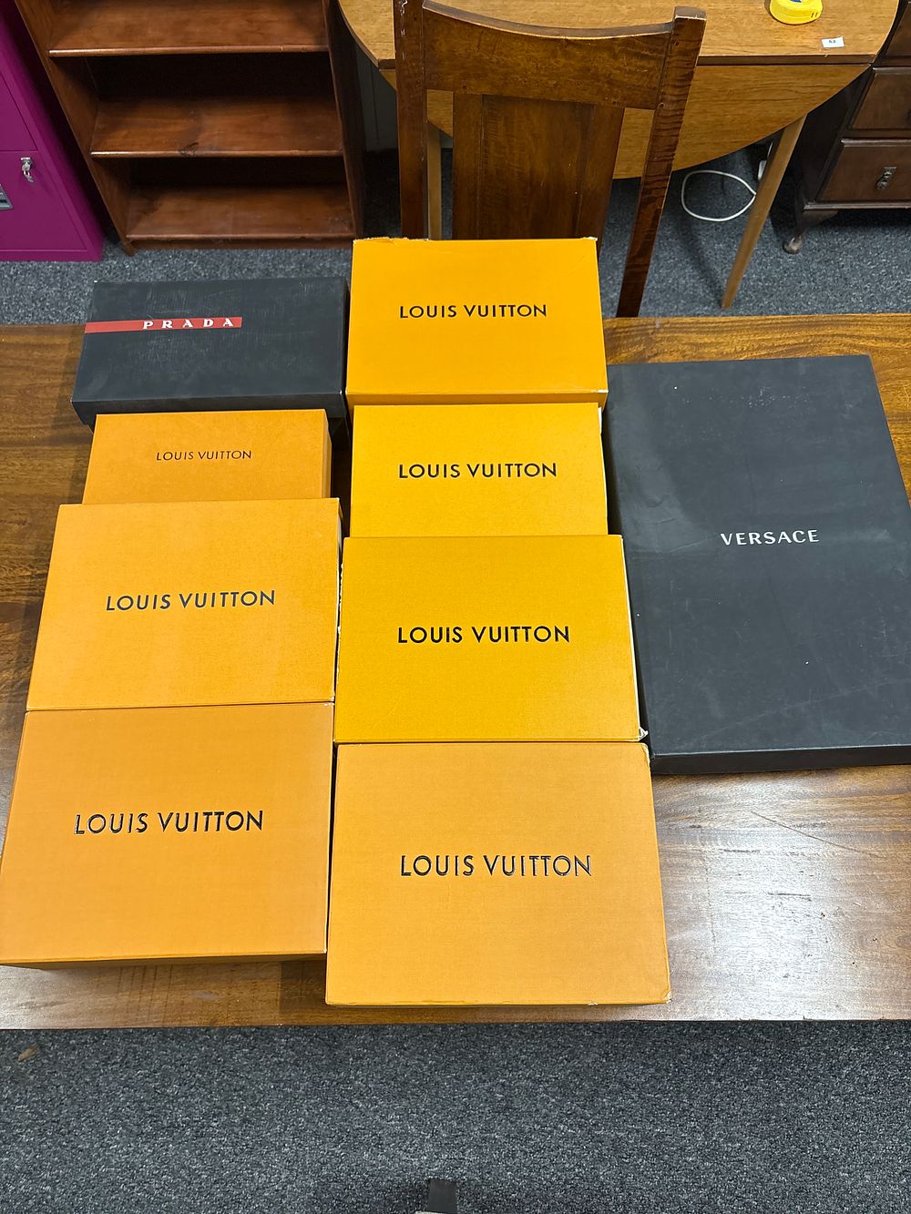 Lot 165: Nine Designer Label Boxes