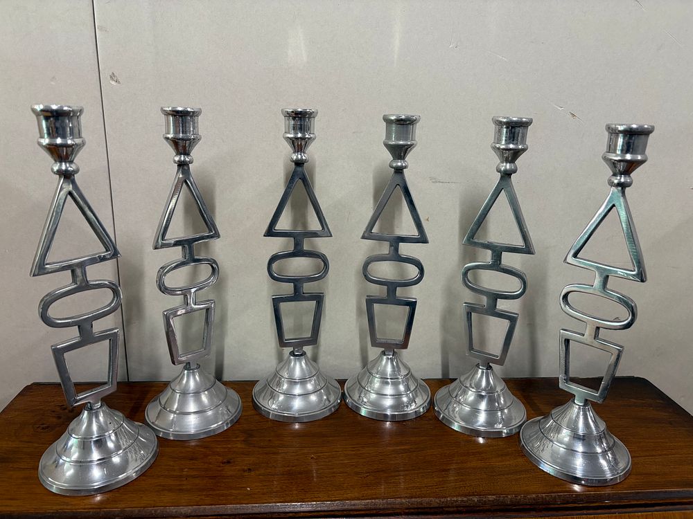 Lot 186: Set of 6 Candle Sticks