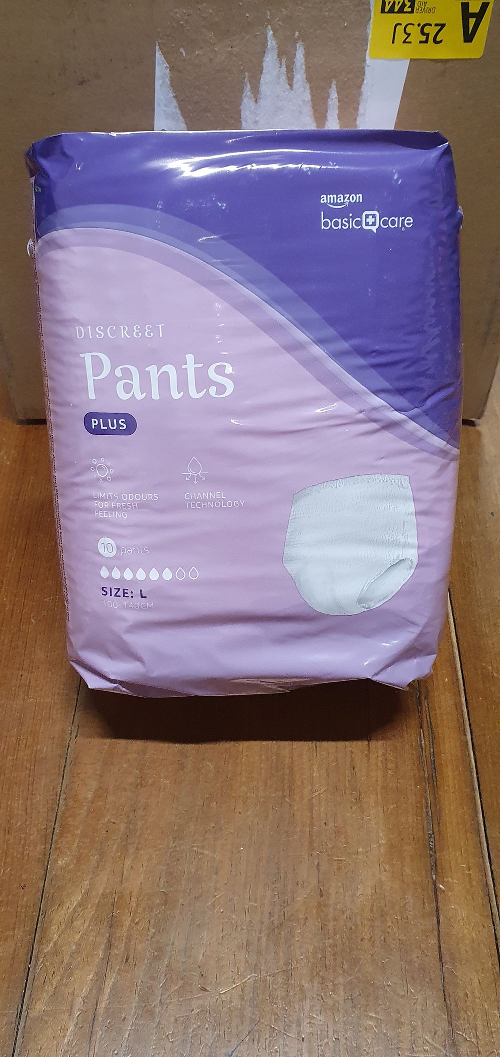 Lot 243: Amazon basic care discreet pants