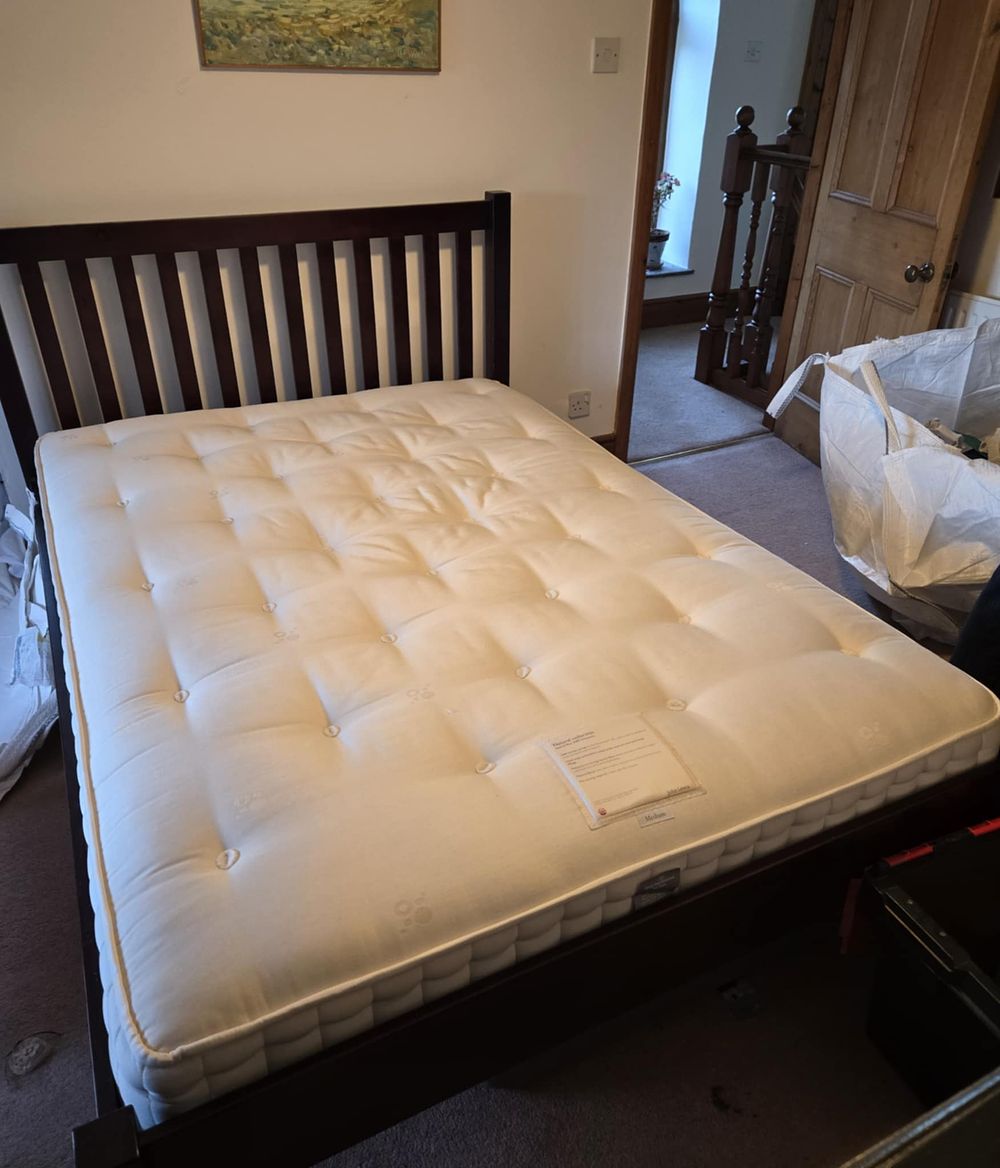 Lot 132a: Tidy Clean Double Bed and Mattress