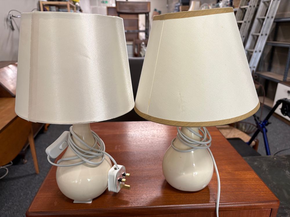 Lot 55a: Pair of Working Lamps