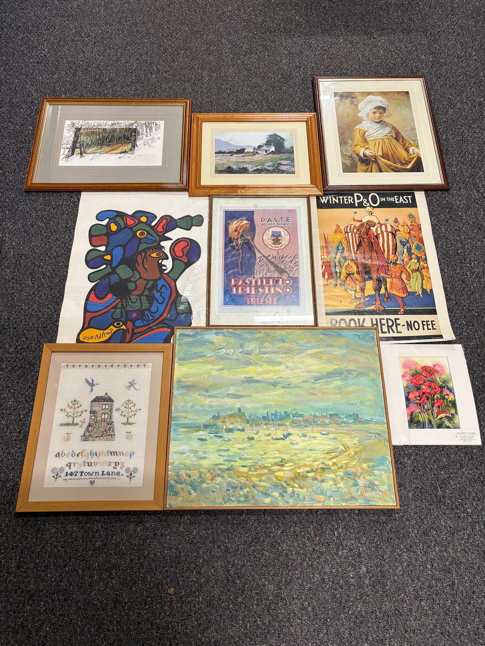 Lot 265: Selection of Paintings, Prints and poster