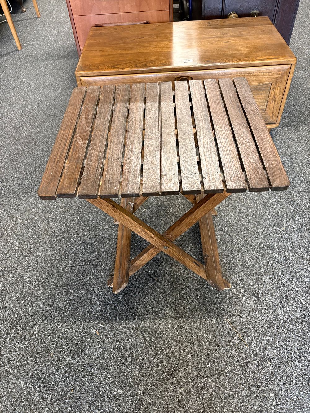Lot 267: Folding Garden Table