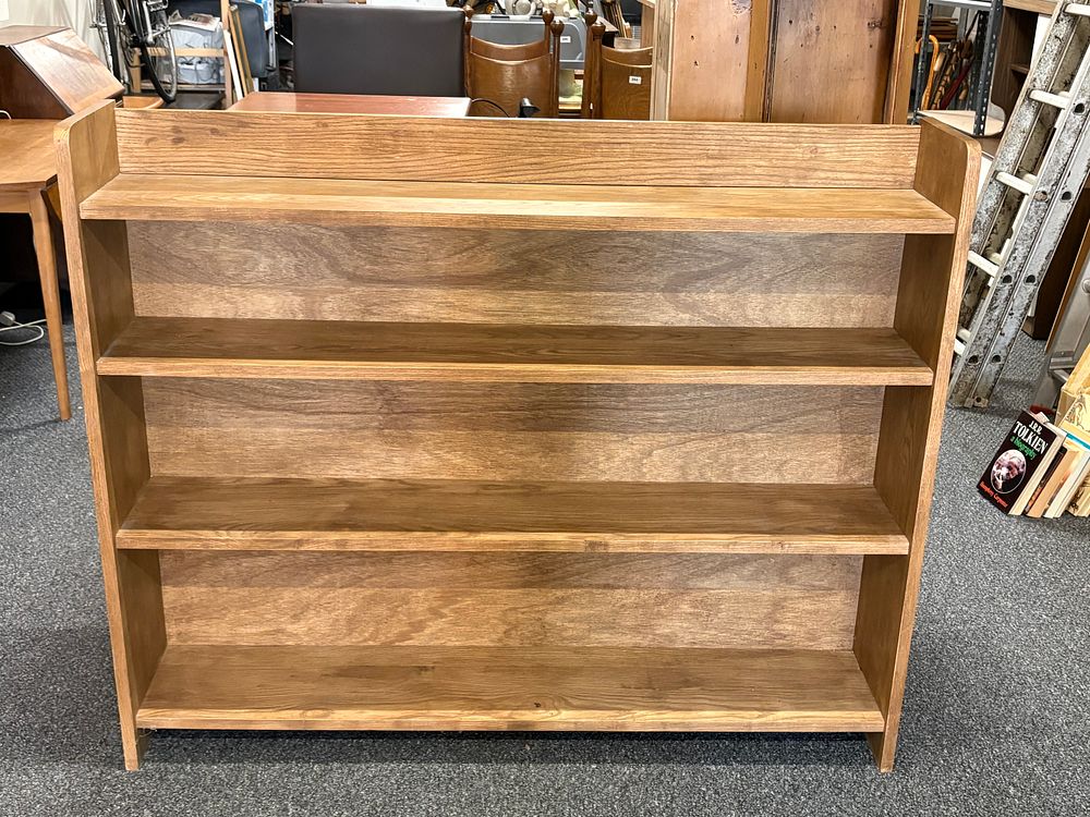 Lot 268: Solid Oak Book Case