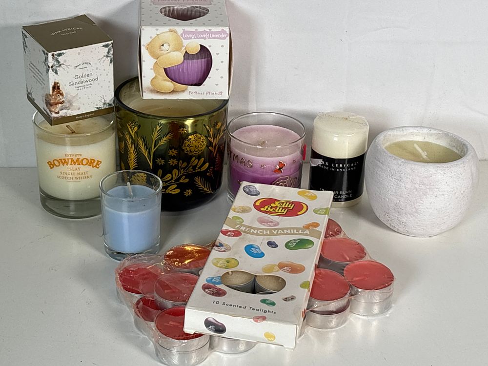 Lot 155: Selection of Candles , Mainly Scented