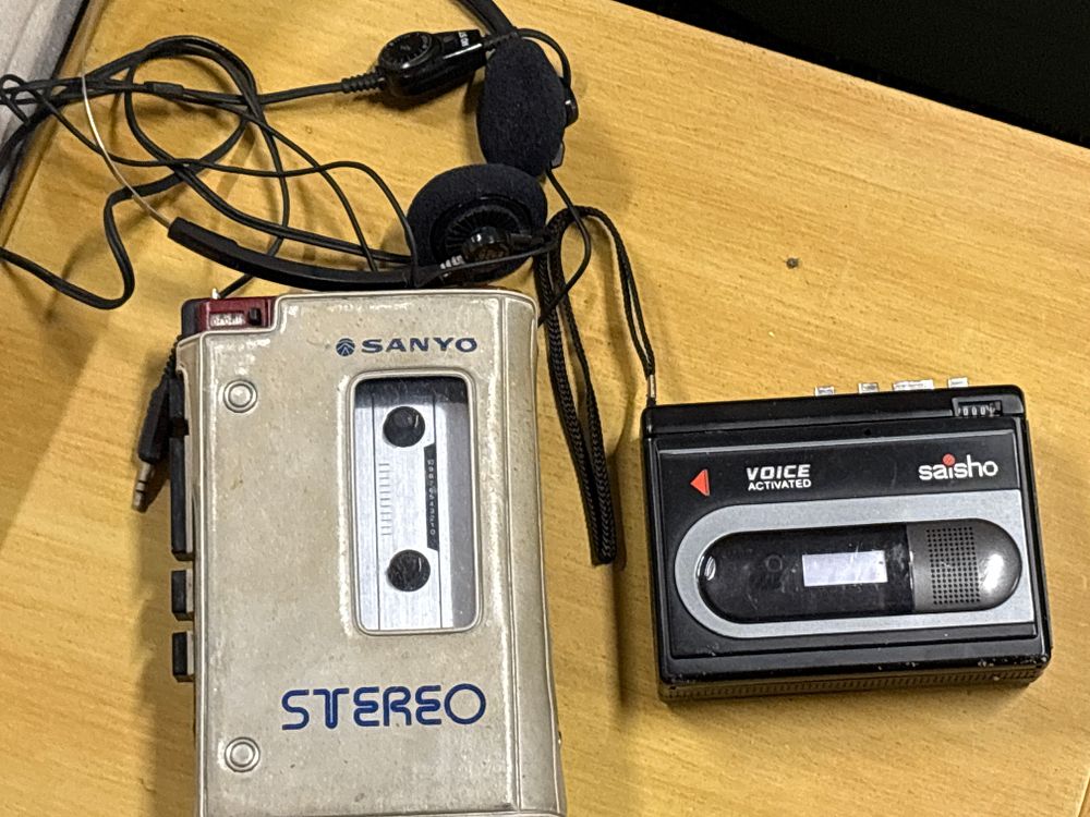 Lot 160: Two retro Personal Cassette Players