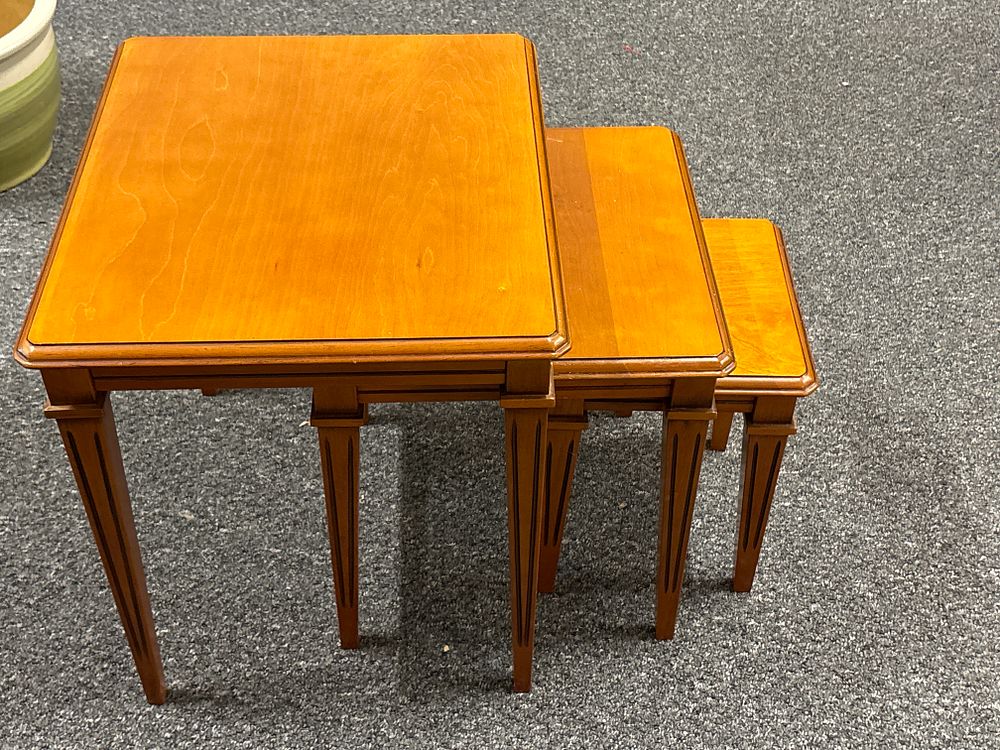 Lot 164: Nest of 3 Tables