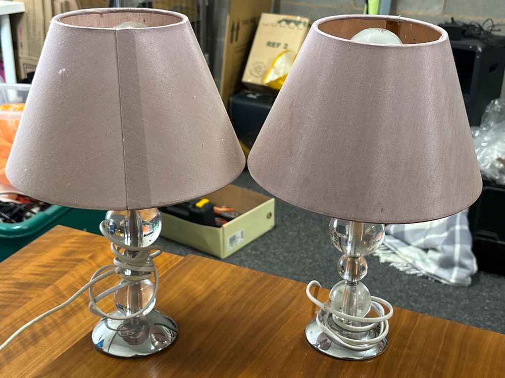 Lot 167: Pair of Bedside Lamps