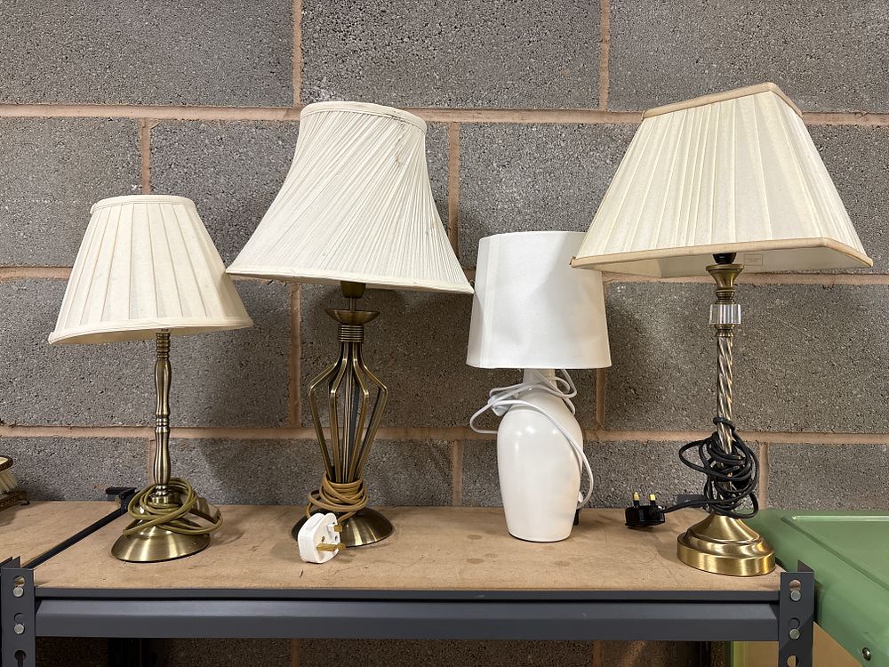 Lot 171: Four Table Lamps