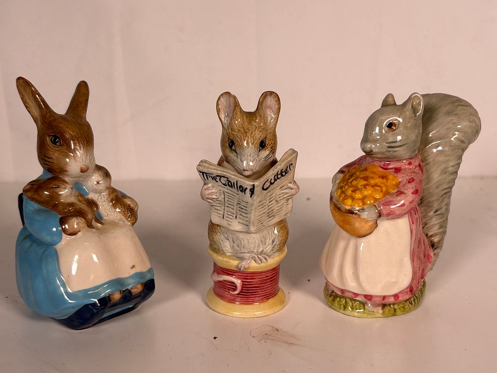Lot 184: Three Royal Albert Beatrix Potter Characters