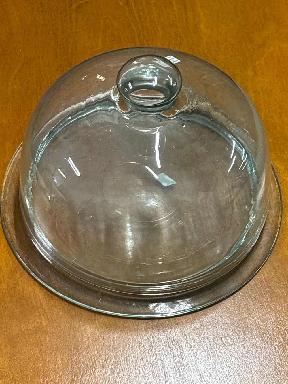 Lot 204: Spanish Glass Cake Cover