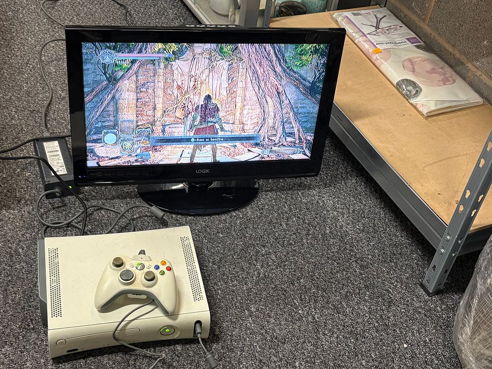 Lot 210: Xbox 360 with Power Supply and 1 controller