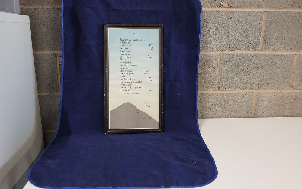 Lot 270: Picture with verse