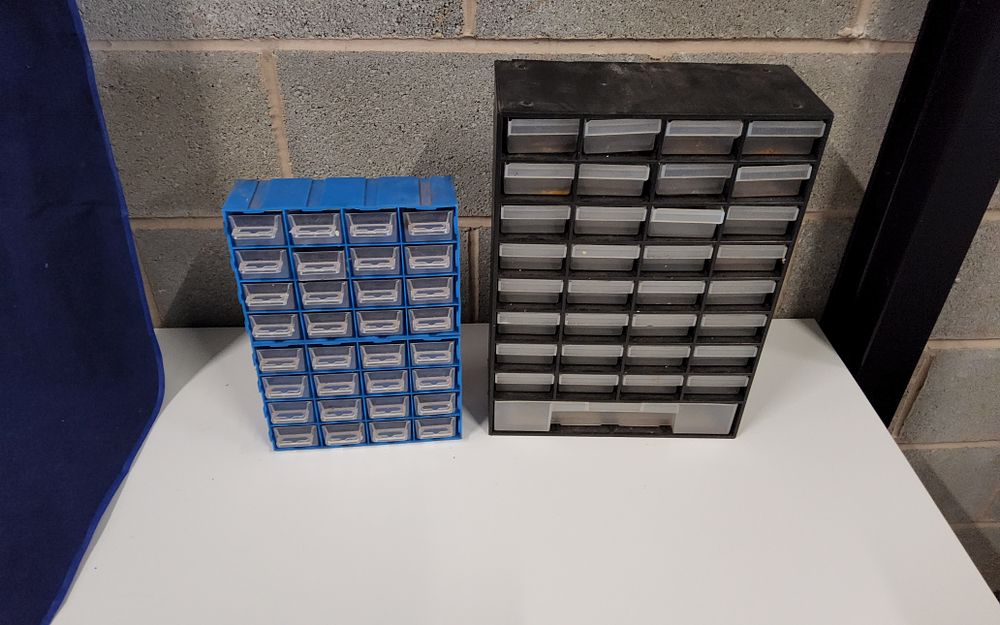 Lot 272: 2 x Small parts storage cabinets