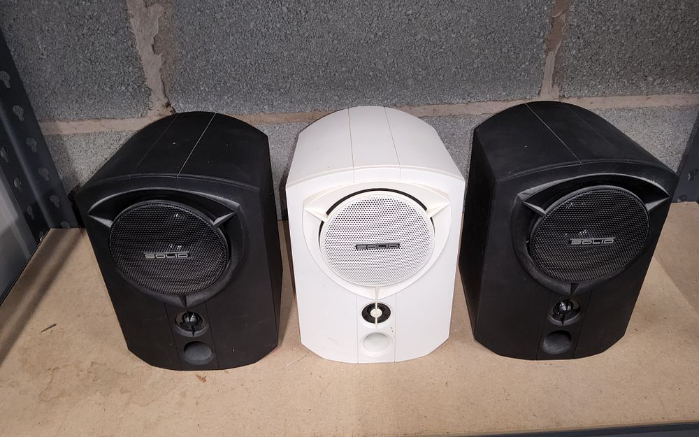 Lot 165: Three Rock Solid Sounds Speakers