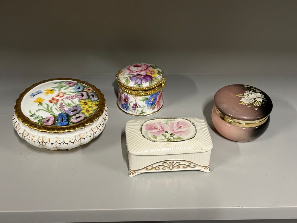 Lot 170: Four Trinket Boxes