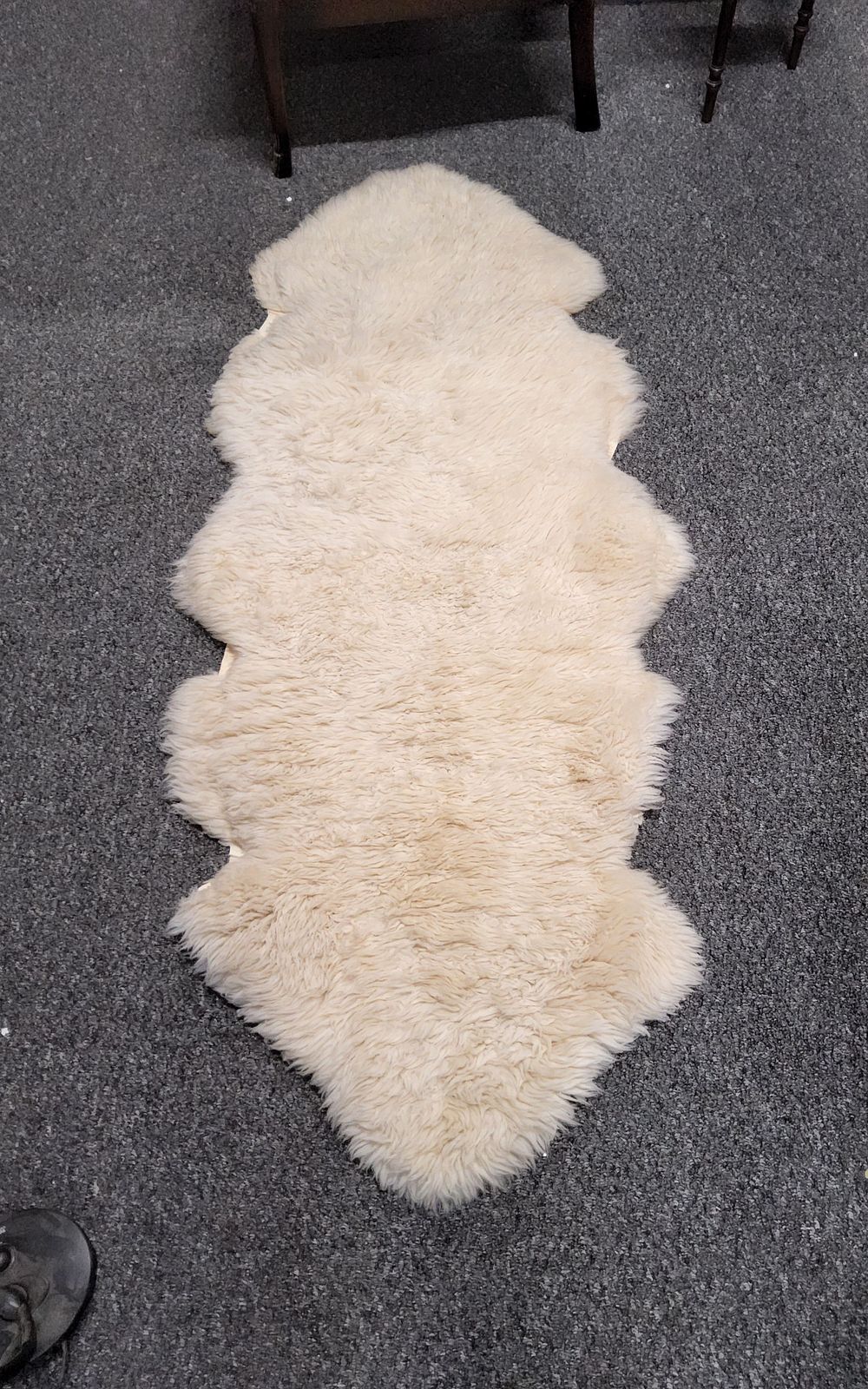 Lot 182: Double size Sheepskin Rug.