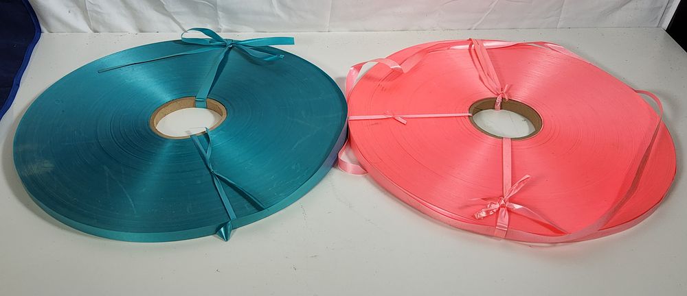 Lot 214: 2 x large spools of "Curling Ribbon"