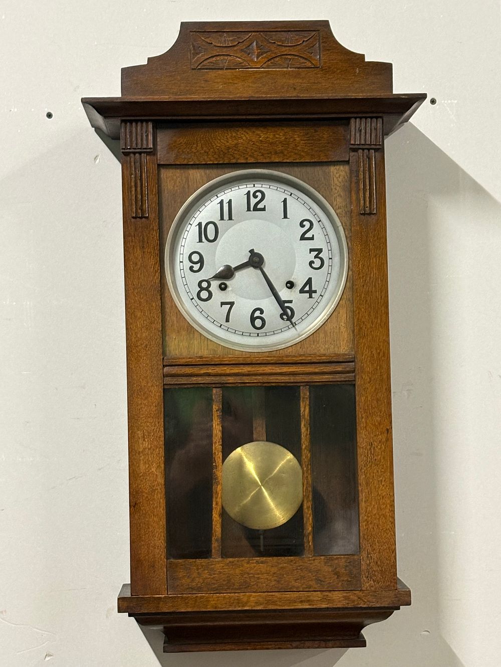 Lot 221: Vintage Striking Wall Clock