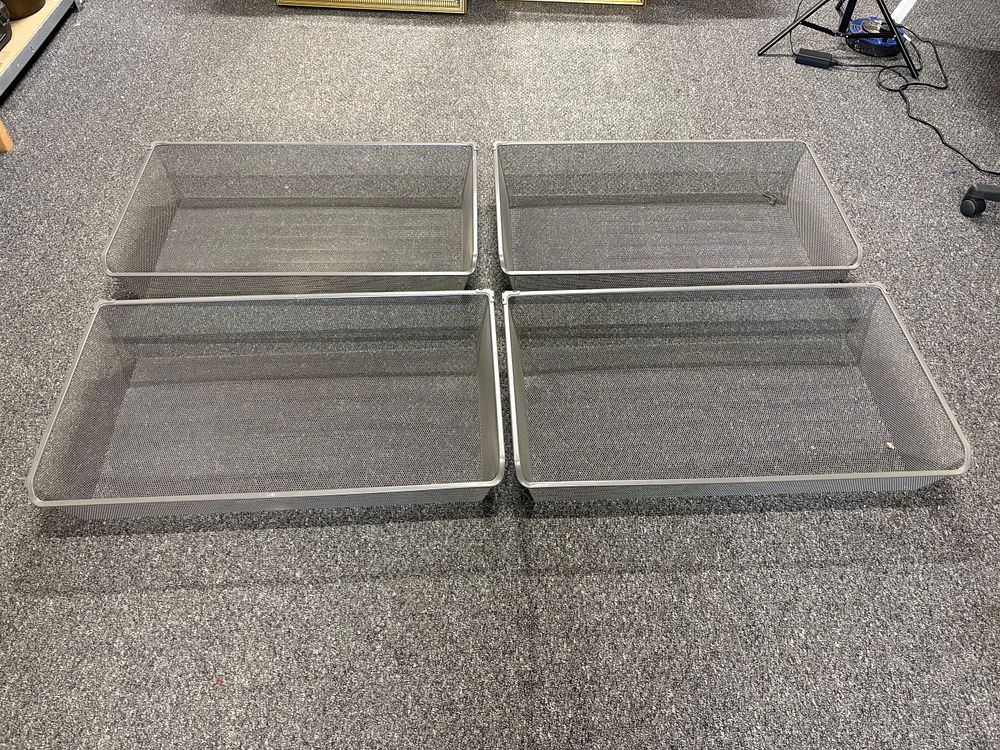 Lot 222: Ikea Komplement box for inside wardrobe can also be used for underbed storage