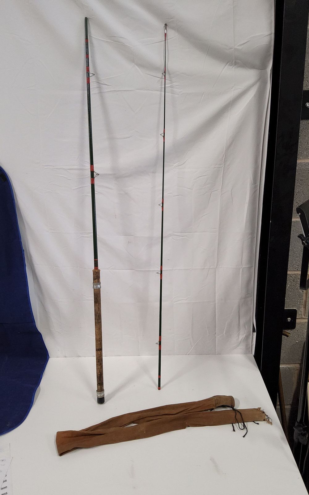 Lot 226: 2 piece fishing rod with rod bag