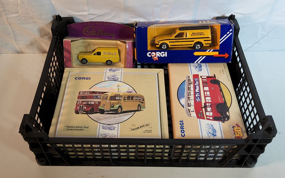 Lot 99A: Corgi Vehicles in boxes. As pictured.