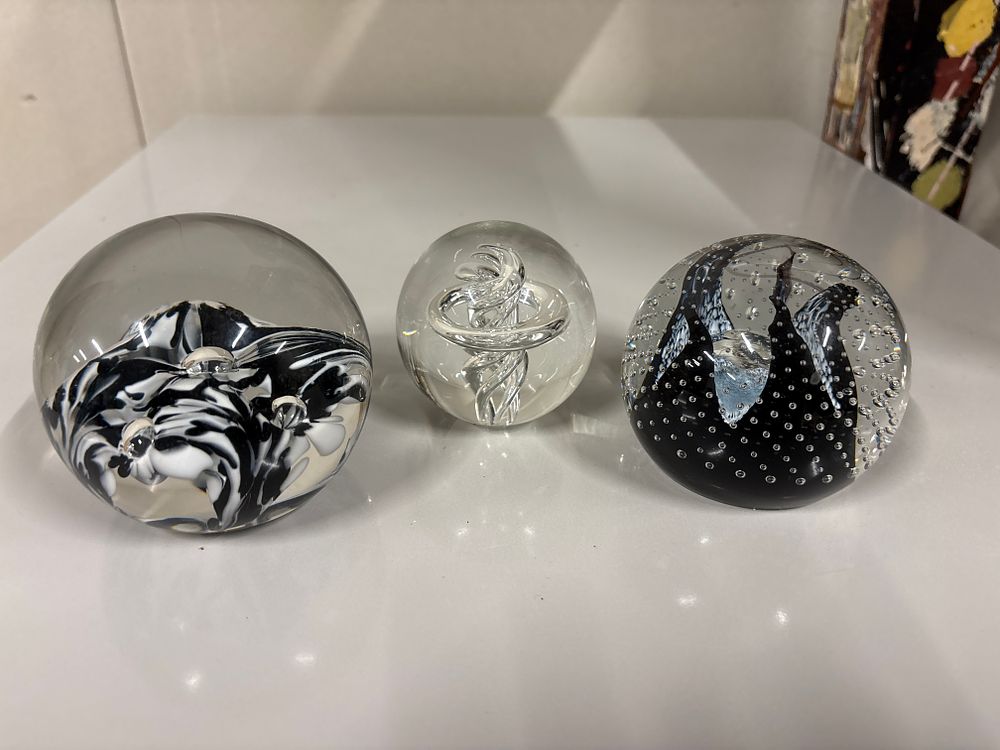 Lot 168: Three Paperweights includes Caithness, Liskeard and other