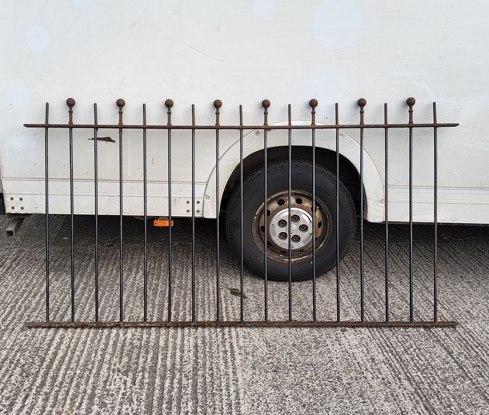 Lot 206c: 3 of 3 Wrought Iron Fencing.