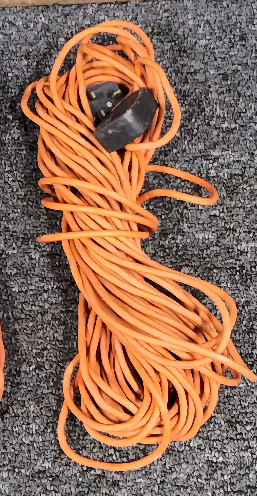 Lot 208: Single Plug extension cable (Black plug).