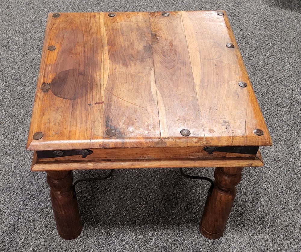 Lot 216: Mango wood Coffee table .