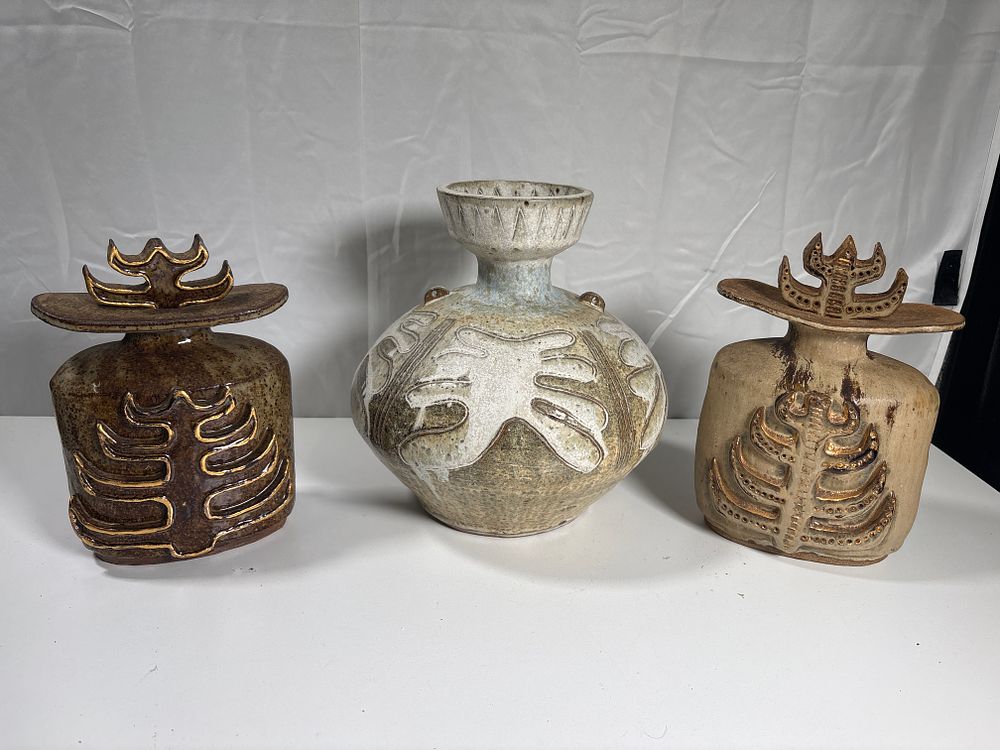 Lot 231: Three Signed Studio Potrery Pieces